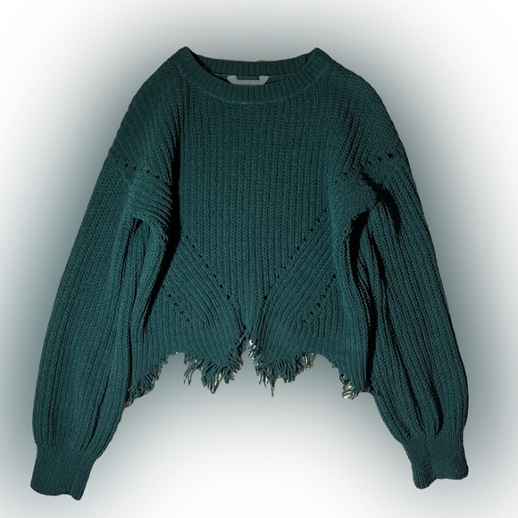 NOBO chunky Knit green sweater - Picture 2 of 7